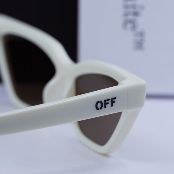 Final Price! Off-White OERI13B MADISON 0176 White/Gold Sunglasses